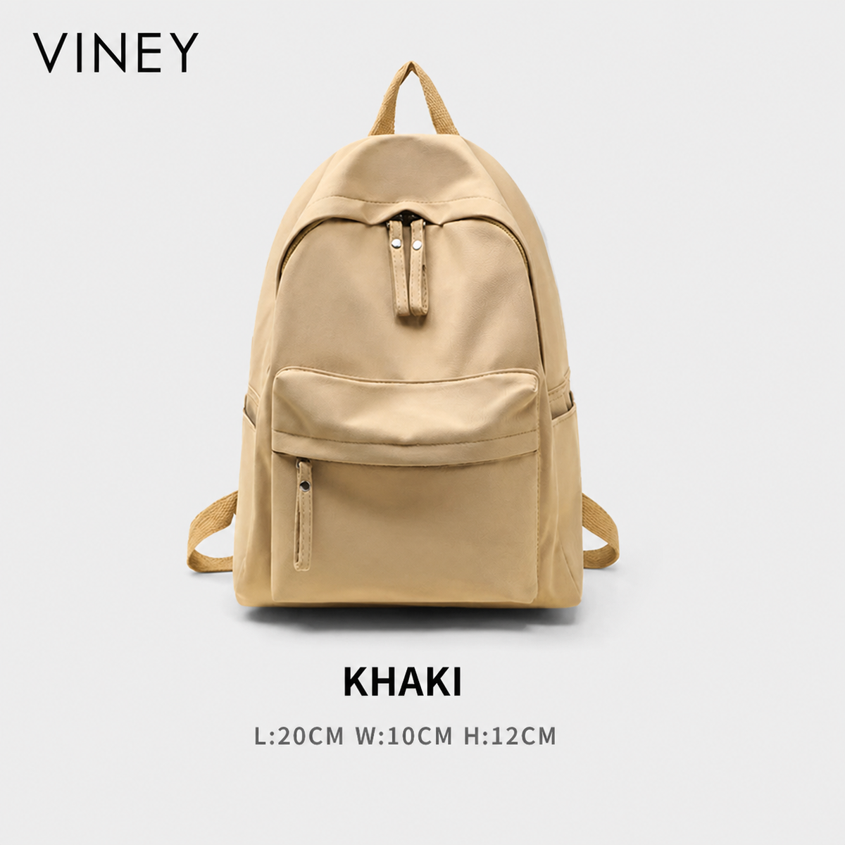 VINEY Urban Canvas Large Capacity Lightweight Backpack product image 6