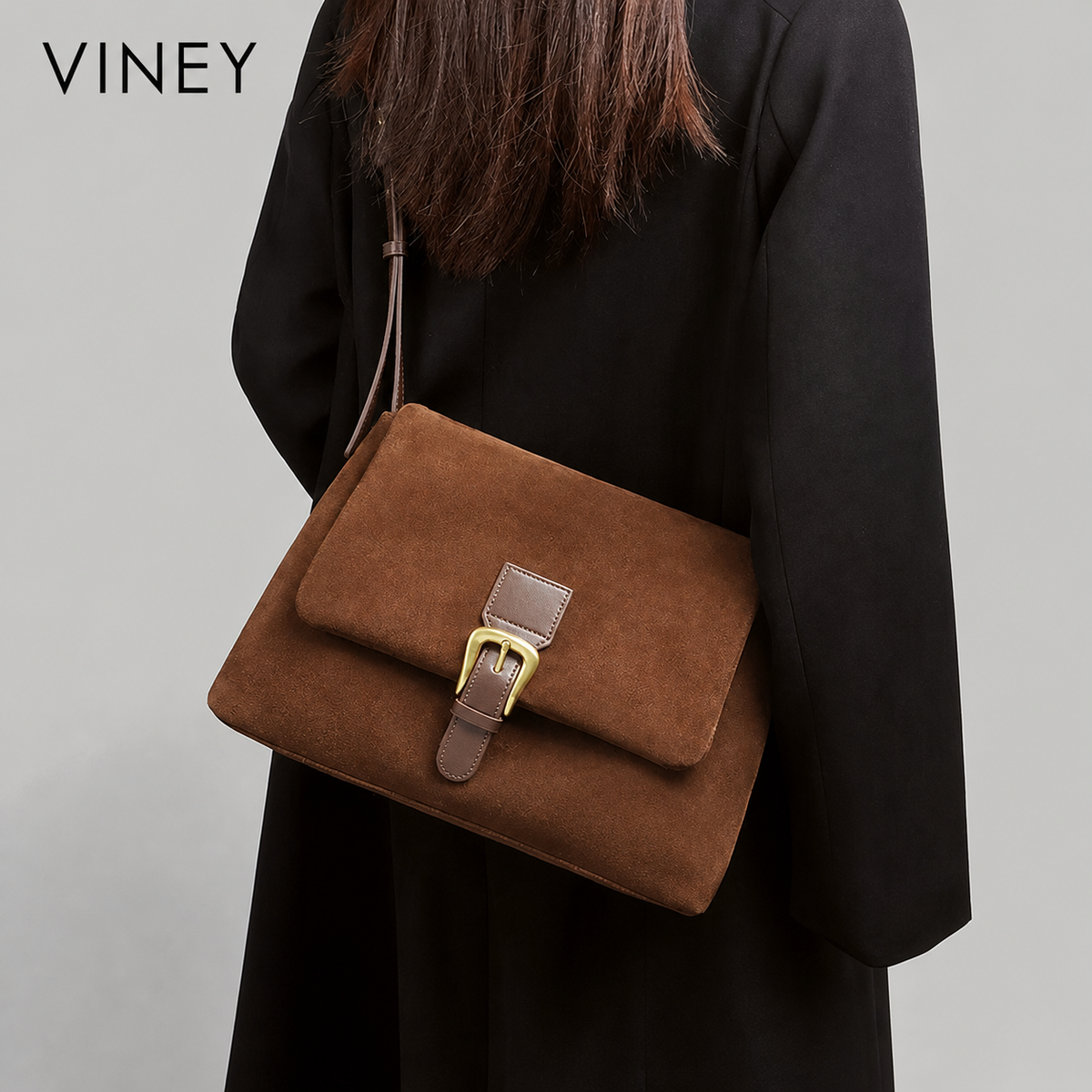 VINEY Urban Genuine Leather Convertible Hobo Bag product image 2