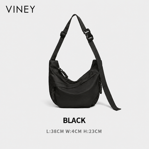VINEY Canvas Convertible Messenger Bag — English product image 7