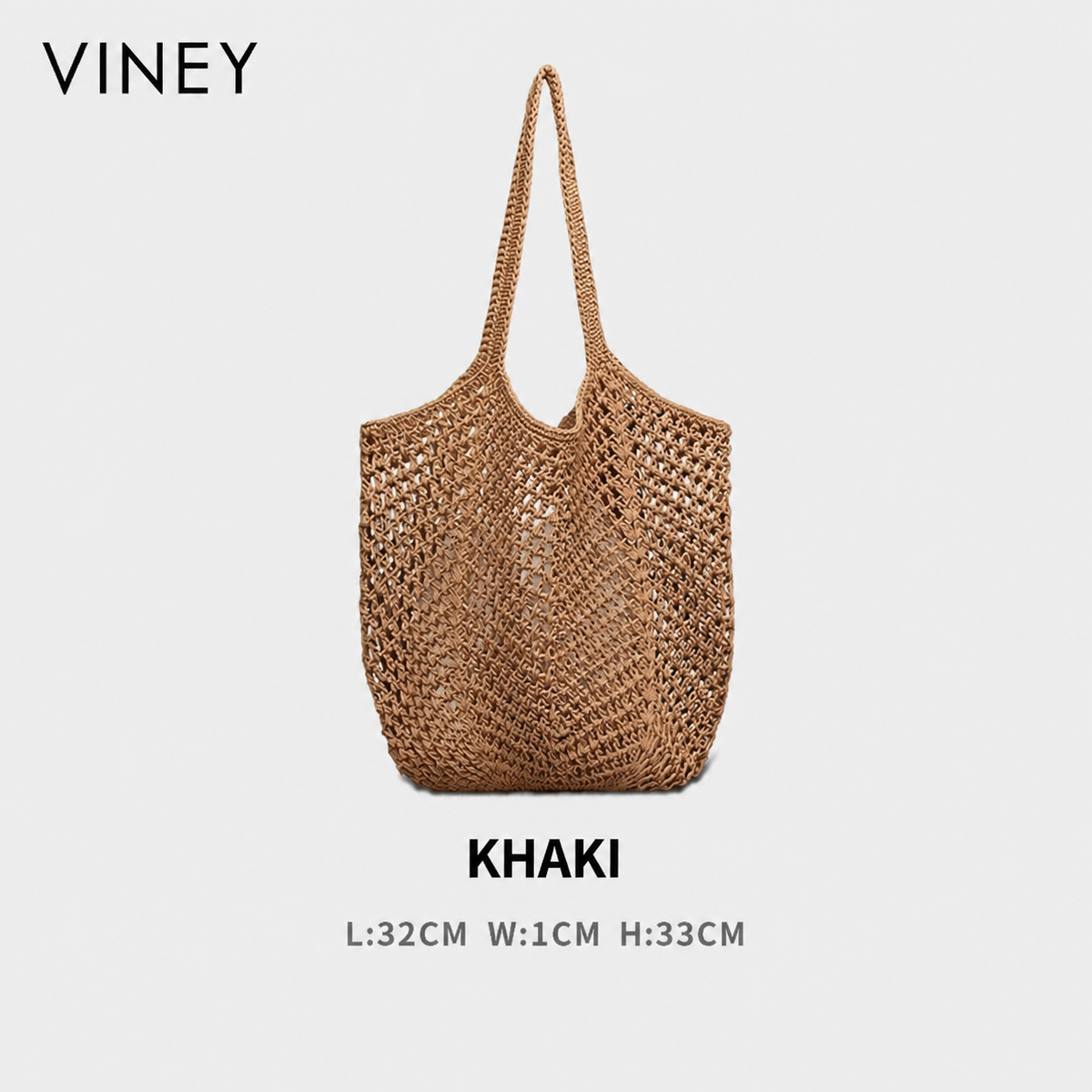 VINEY Woven Straw Beach Large Capacity Shoulder Bag product image 7