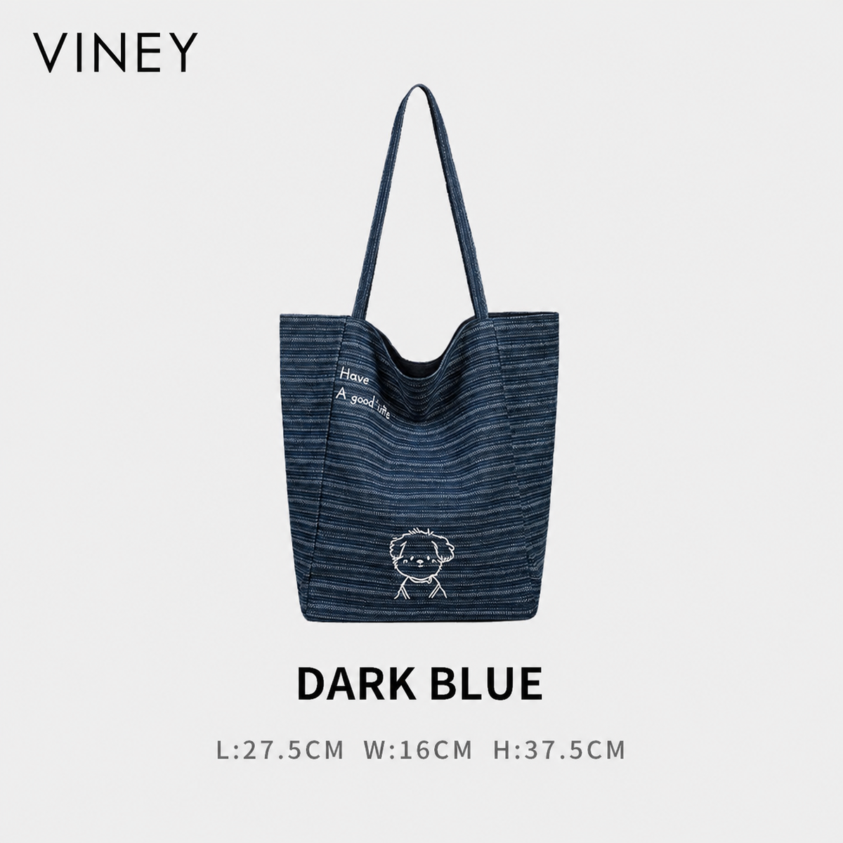VINEY Urban Canvas Large Capacity Tote Bag product image 6