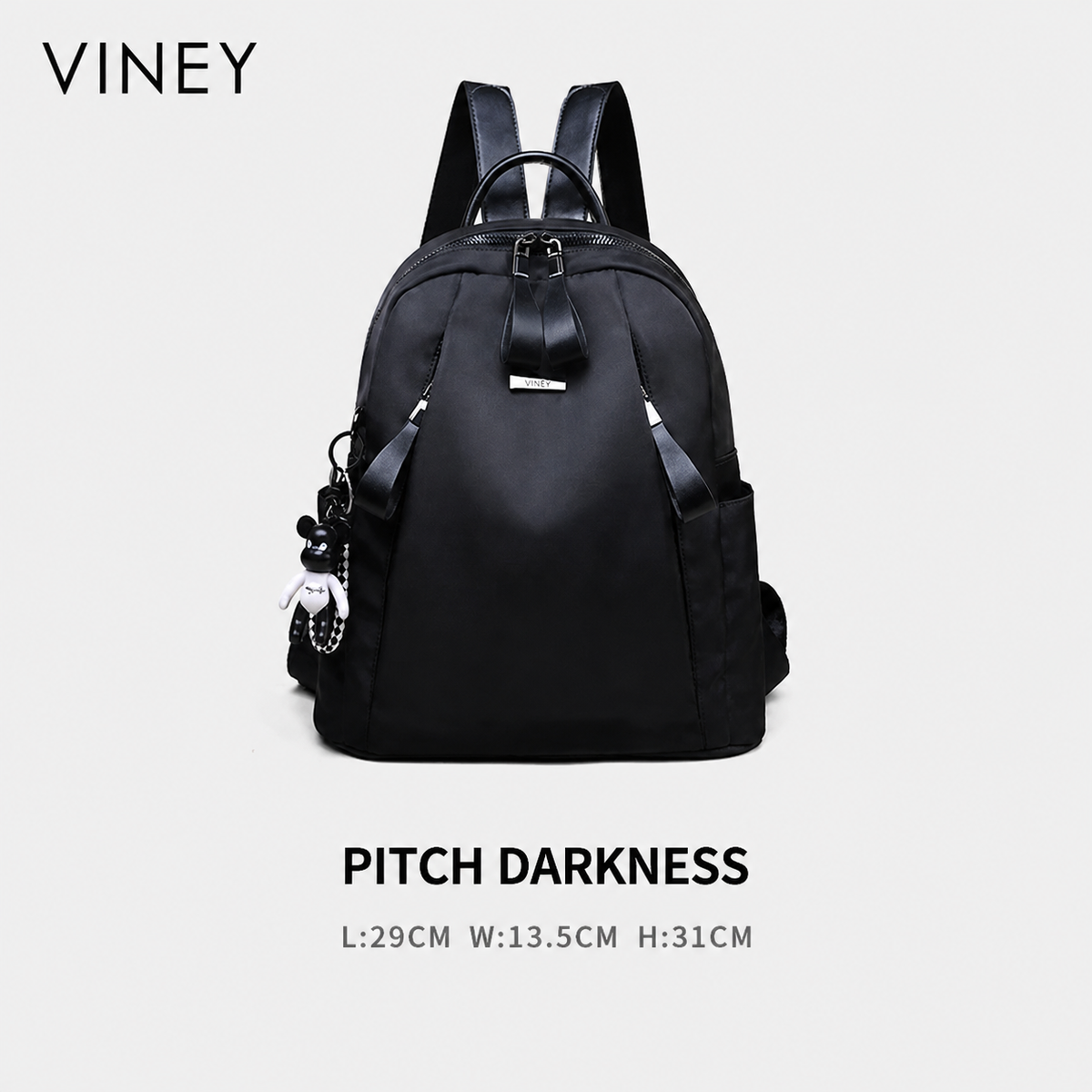 VINEY Everyday Oxford Fabric Large Capacity Backpack — English product image 9