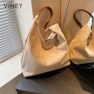 VINEY Suede Large Capacity Tote Bag product image 1