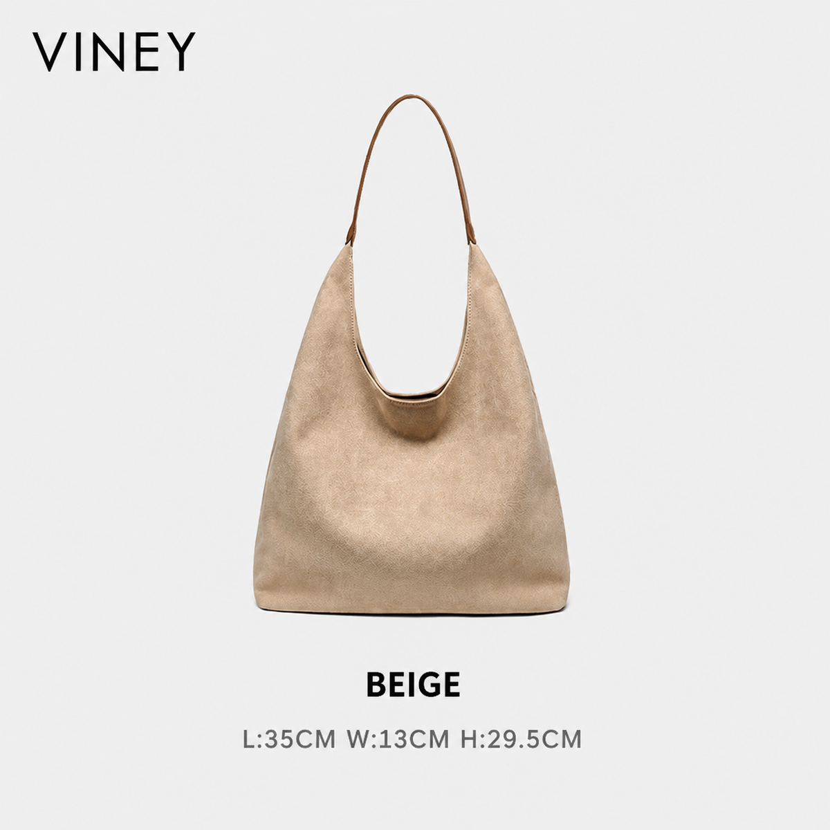VINEY Suede Large Capacity Tote Bag product image 6