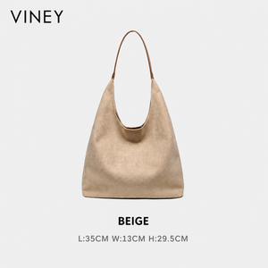 VINEY Suede Large Capacity Tote Bag product image 6