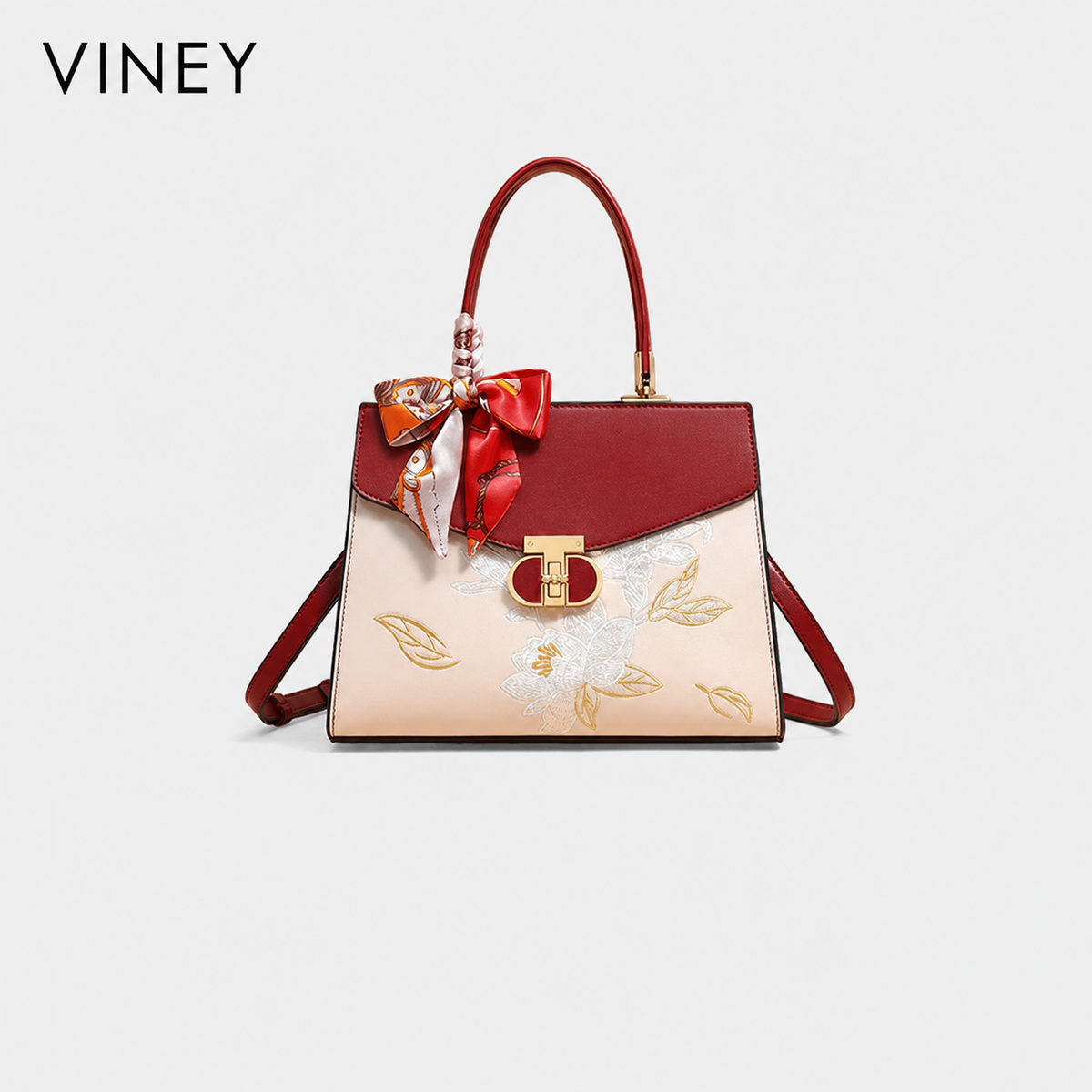 VINEY Classic Genuine Leather Top-Handle Bag — English product image 6