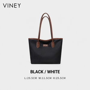 VINEY Oxford Fabric Large Capacity Lightweight Convertible Tote Bag product image 6