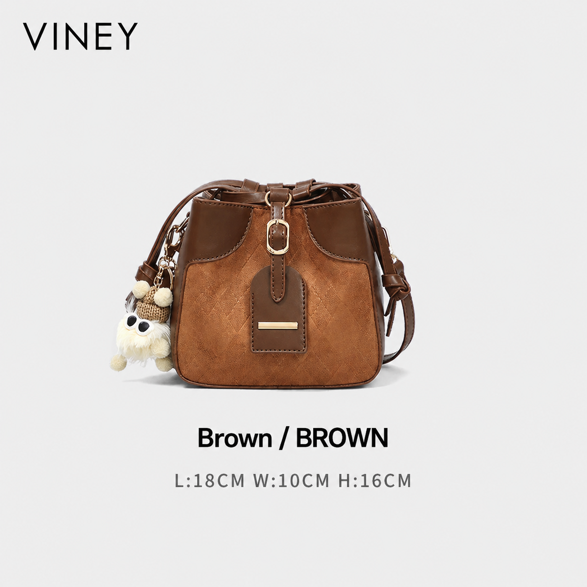 VINEY Large Capacity Convertible Bucket Bag product image 8