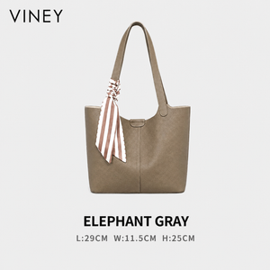 VINEY Everyday Genuine Leather Large Capacity Tote Bag — English product image 6