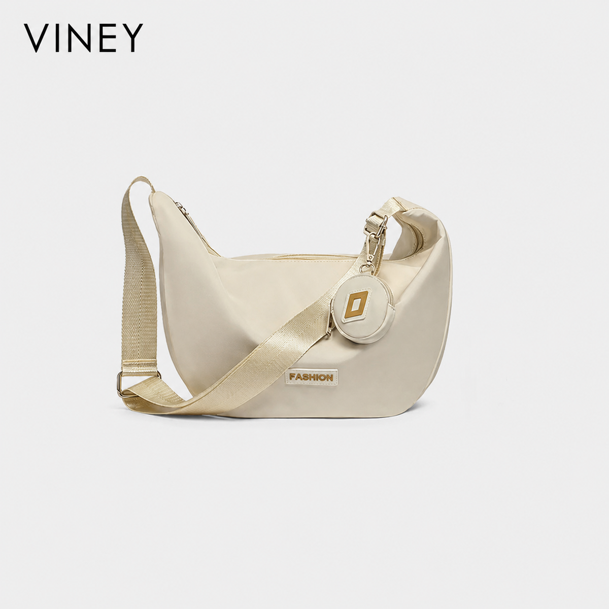 VINEY Everyday Canvas Large Capacity Convertible Hobo Bag — English product image 4