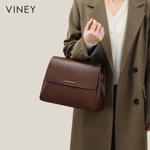 VINEY Urban Genuine Leather Lightweight Convertible Top-Handle Bag product image 2