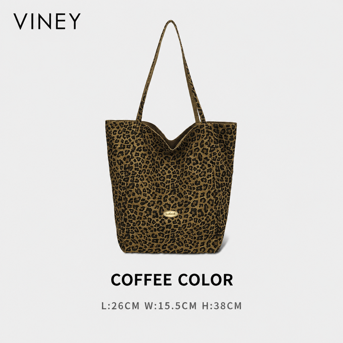 VINEY Everyday Canvas Large Capacity Tote Bag — English product image 6