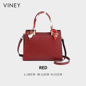 VINEY Everyday Genuine Leather Lightweight Top-Handle Bag — English product image 6