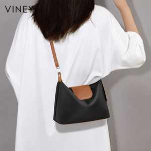 VINEY Canvas Crescent Convertible Tote Bag — English product image 1