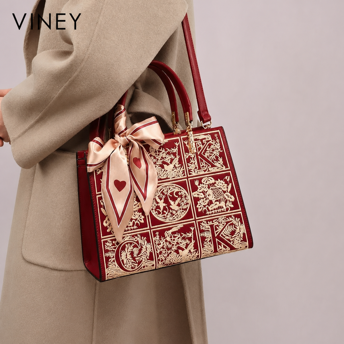 VINEY Urban Genuine Leather Lightweight Top-Handle Bag product image 2