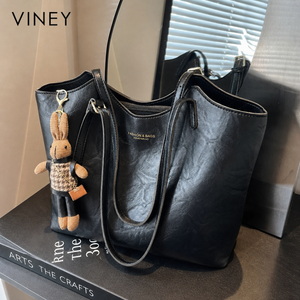 VINEY Weekend Genuine Leather Large Capacity Tote Bag product image 1