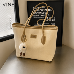 VINEY Urban Genuine Leather Large Capacity Tote Bag product image 2