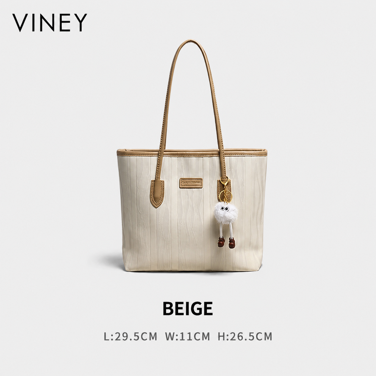 VINEY Urban Genuine Leather Large Capacity Tote Bag product image 6