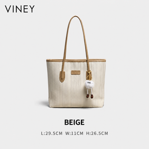 VINEY Urban Genuine Leather Large Capacity Tote Bag product image 6
