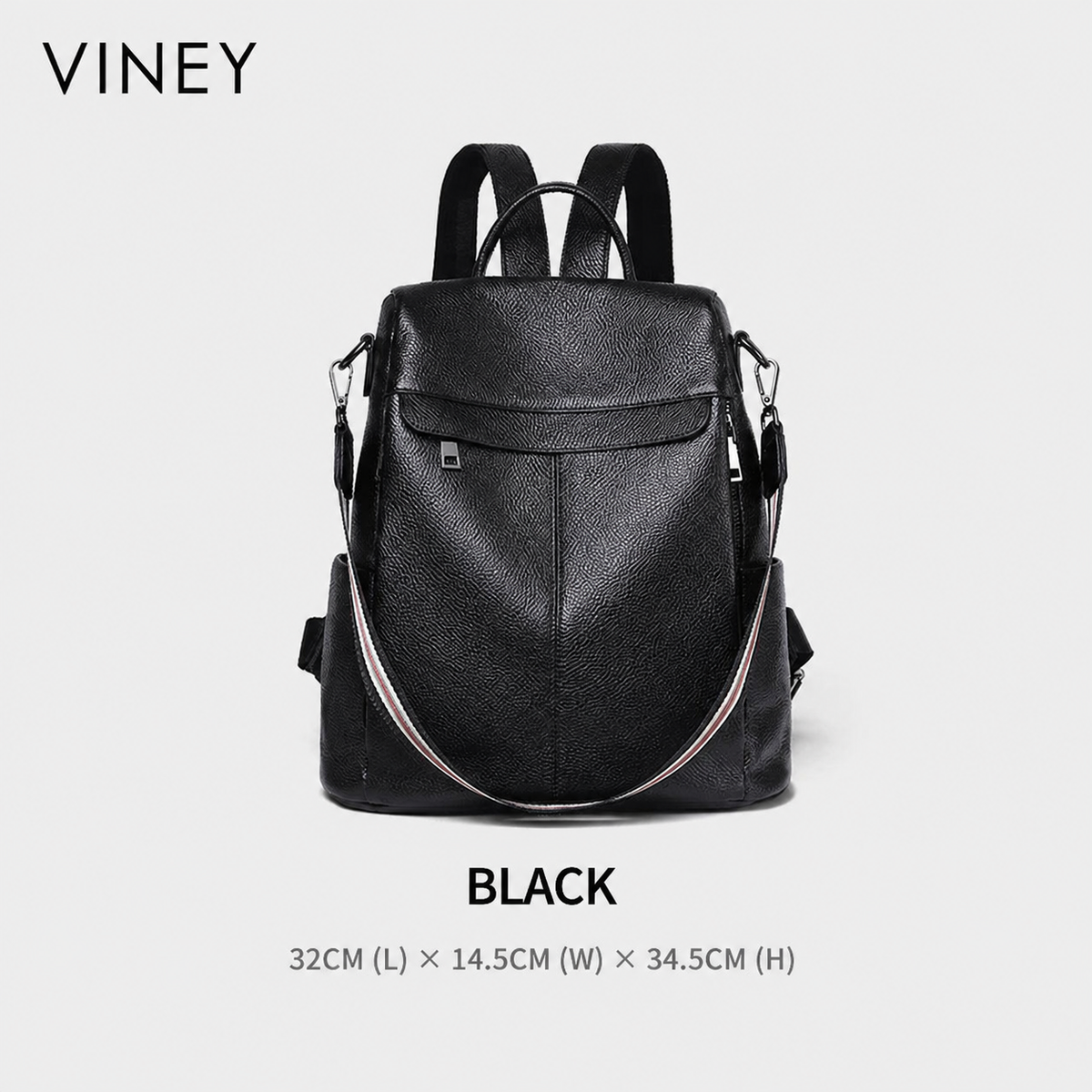VINEY Urban Genuine Leather Large Capacity Backpack product image 6