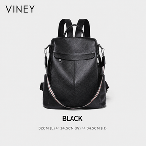VINEY Urban Genuine Leather Large Capacity Backpack product image 6