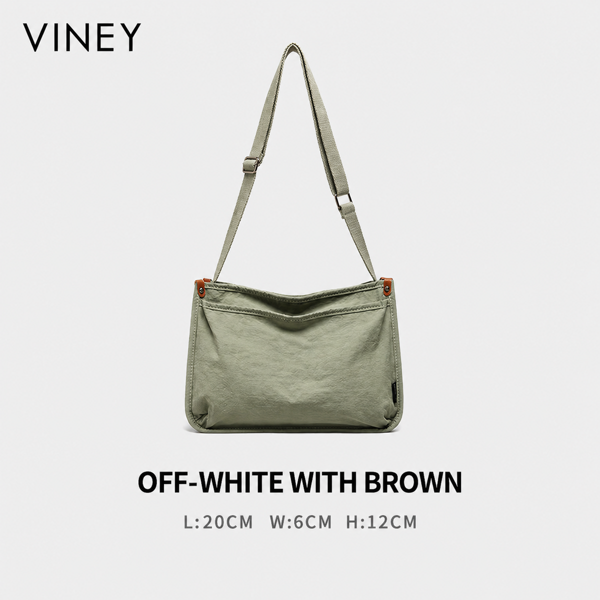 VINEY Everyday Canvas Large Capacity Convertible Tote Bag — English product image 6