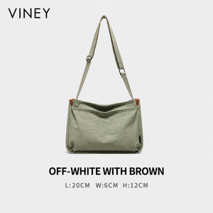 VINEY Everyday Canvas Large Capacity Convertible Tote Bag — English product image 6