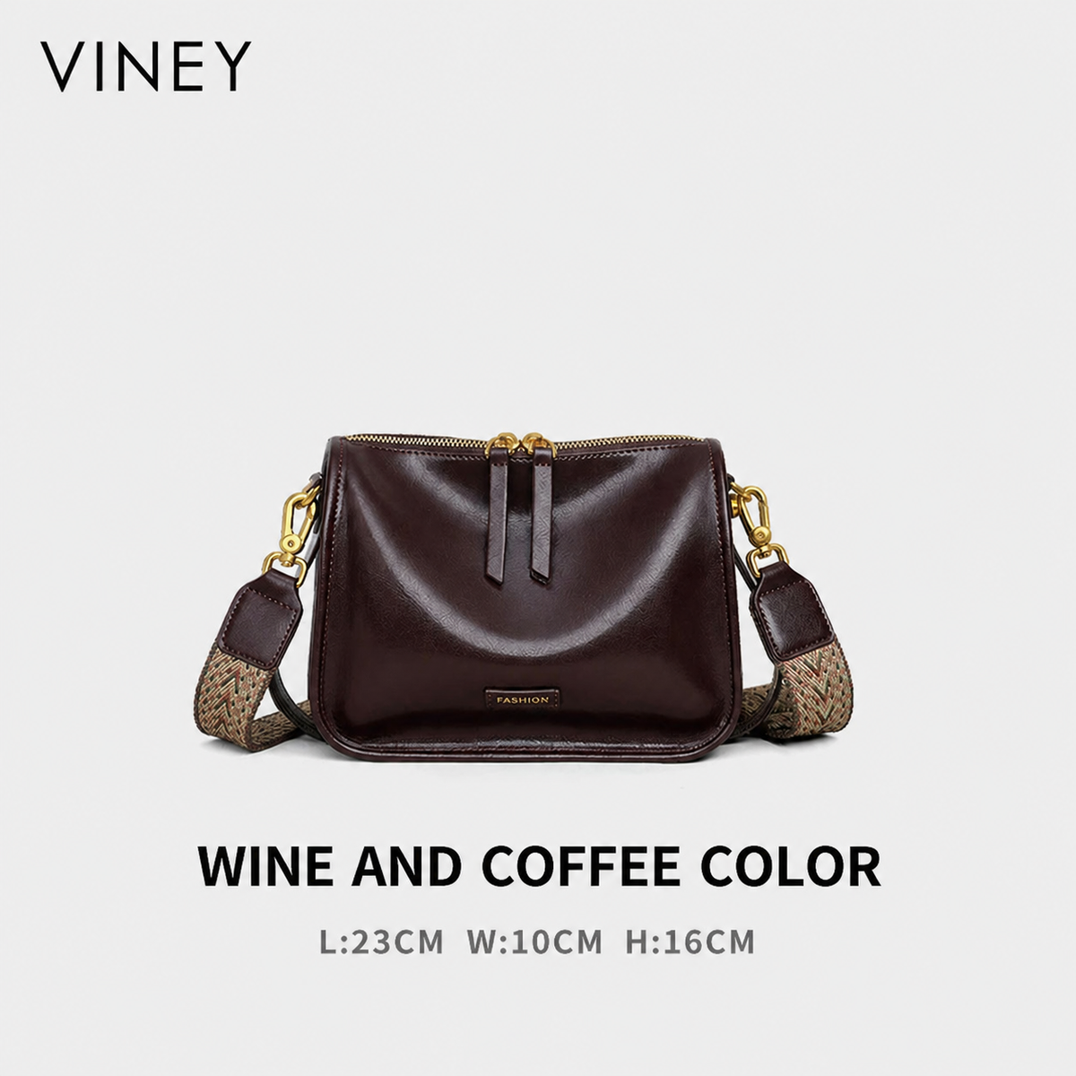 VINEY Genuine Leather Pillow Convertible Hobo Bag product image 6
