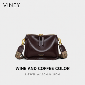 VINEY Genuine Leather Pillow Convertible Hobo Bag product image 6