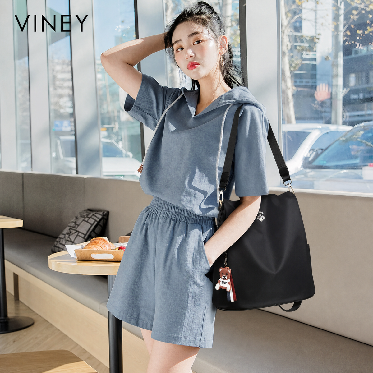 VINEY Urban Oxford Fabric Large Capacity Backpack product image 7
