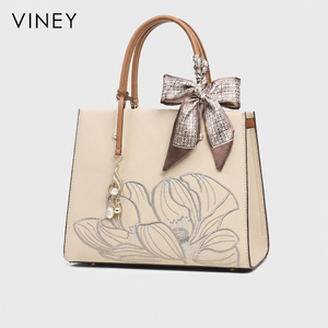 VINEY Modern Genuine Leather Convertible Top-Handle Bag product image 2
