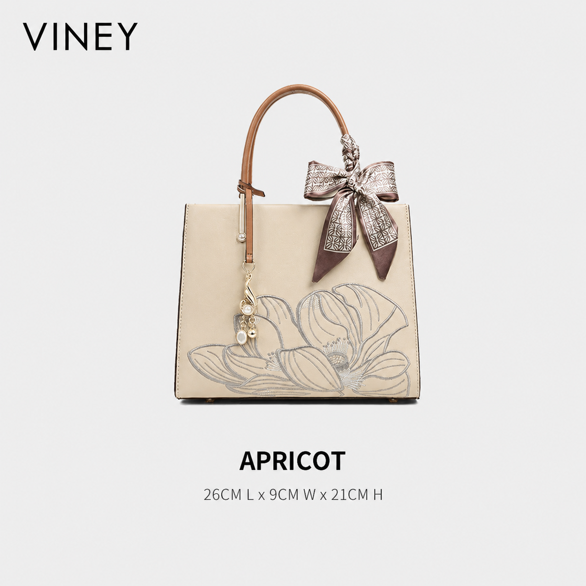 VINEY Modern Genuine Leather Convertible Top-Handle Bag product image 6