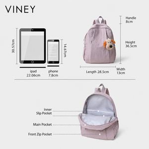 VINEY Essential Large Capacity Lightweight Backpack — English product image 5