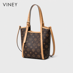 VINEY Basket Convertible Tote Bag front view