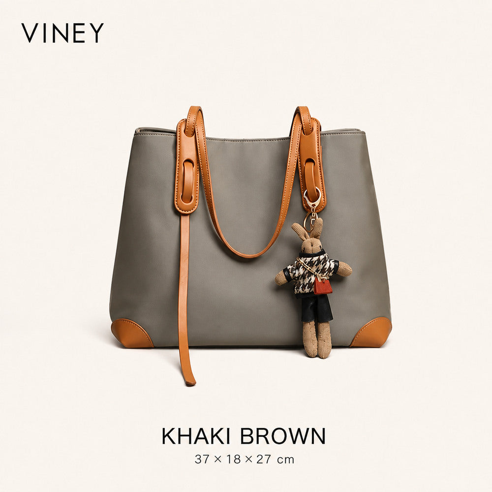VINEY Large Oxford Commuter Tote Bag for Women