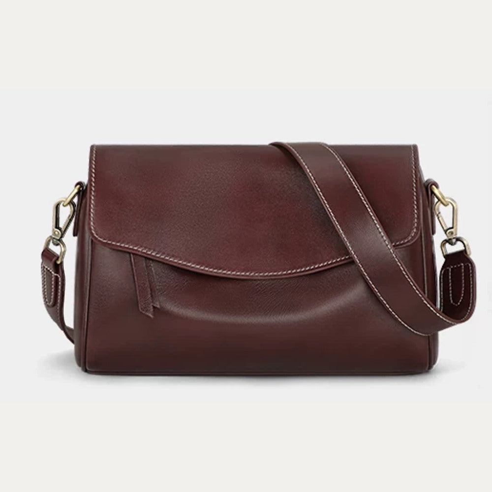 VINEY Genuine Leather Pillow Tote & Crossbody Bag
