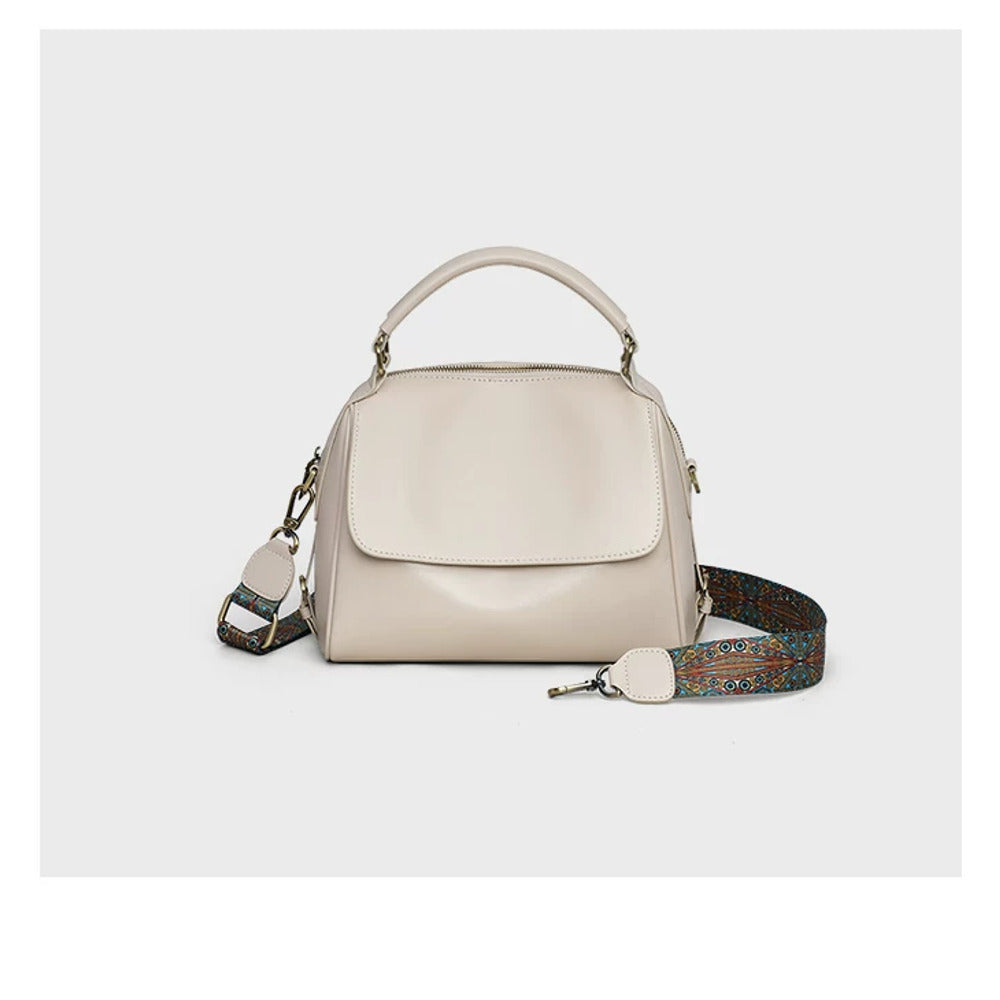 VINEY Leather Top-Handle Tote and Crossbody Bag, still life