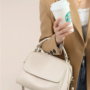 VINEY Leather Top-Handle Tote and Crossbody Bag, hand carry