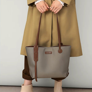 VINEY Lightweight Canvas Commuter Tote Bag, hand carry