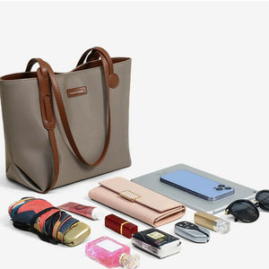 VINEY Lightweight Canvas Commuter Tote Bag, daily capacity