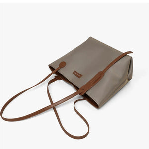 VINEY Lightweight Canvas Commuter Tote Bag, flat-lay view