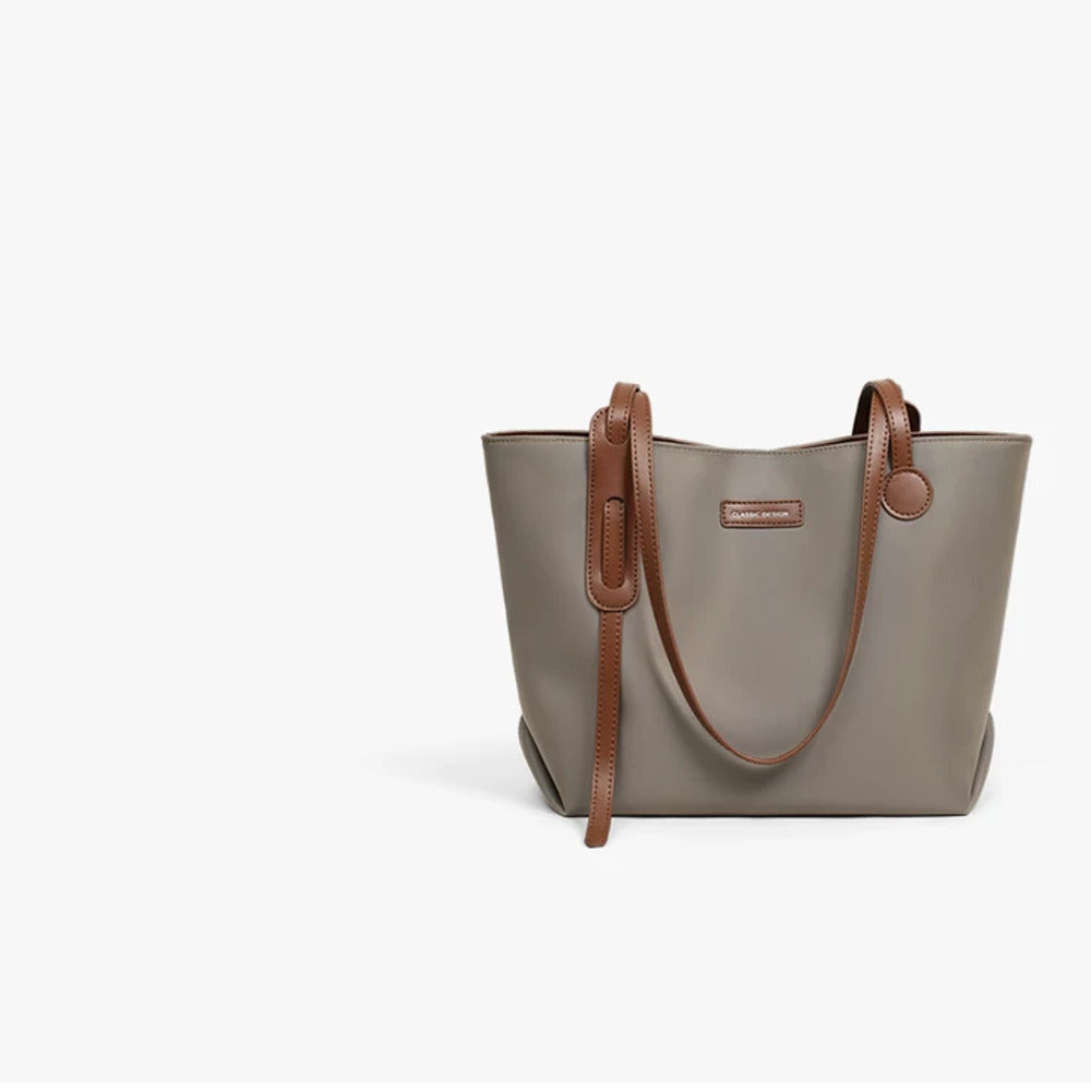 VINEY Lightweight Canvas Commuter Tote Bag, studio angle