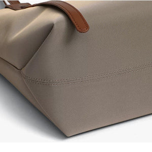 VINEY Lightweight Canvas Commuter Tote Bag, woven texture
