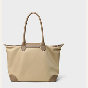 VINEY Lightweight Canvas Travel Tote Bag, back view