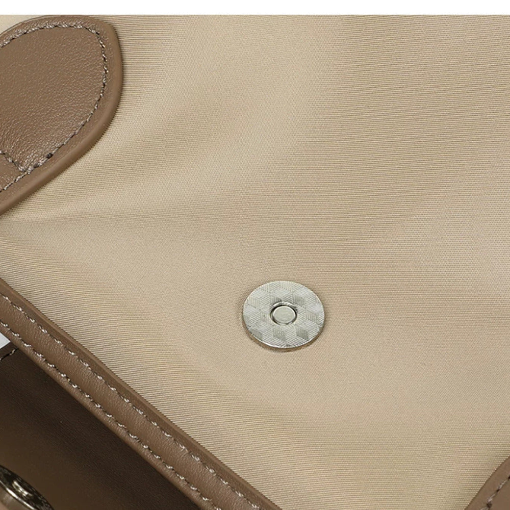 VINEY Lightweight Canvas Travel Tote Bag, magnetic flap detail