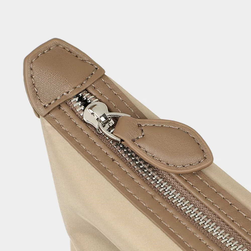 VINEY Lightweight Canvas Travel Tote Bag, zip closure