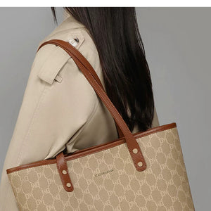 VINEY Monogram Commuter Tote Bag, close up
