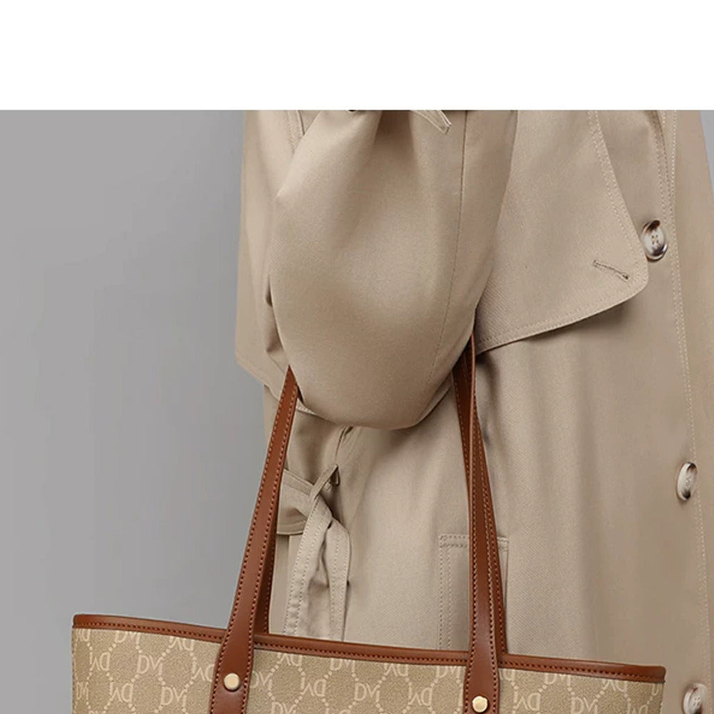 VINEY Monogram Commuter Tote Bag, lifestyle view