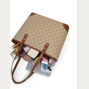 VINEY Monogram Commuter Tote Bag, capacity