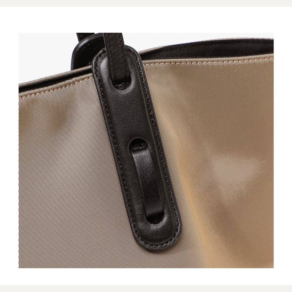 VINEY Lightweight Oxford Tote Bag and Pouch Set, reinforced handle
